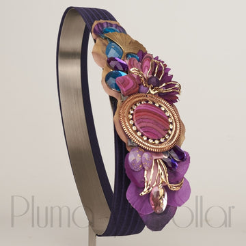 Cintura Accessorio Pluma y Collar 6010